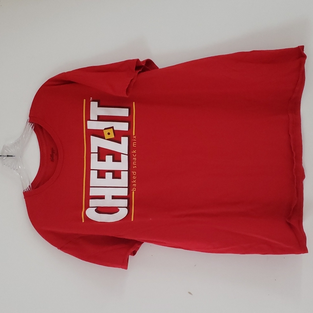 CHEEZ-IT LOGO T-SHIRT RED by Kelloggs, Size XL